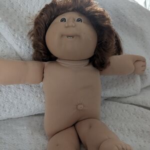 Adorable Cabbage Patch Brown-Haired Kids Doll